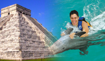 Chichen Itza Classic + Dolphin Swim Adventure