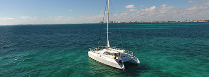Catamaran to Isla Mujeres