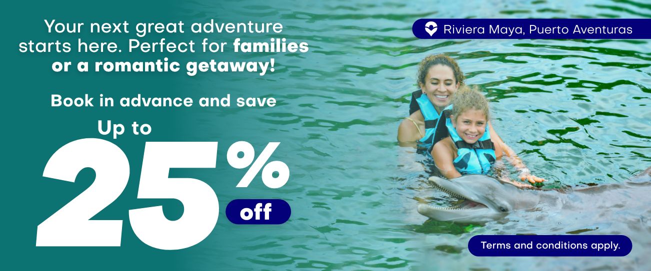 Get the best prices to Swim with Dolphins in Puerto Aventuras